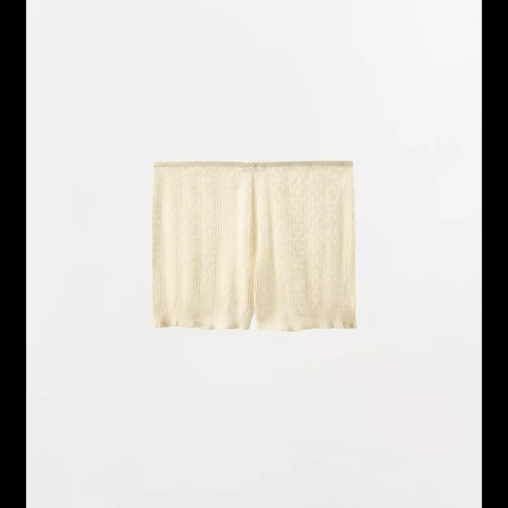 NWT ZARA POINTELLE BOXER SHORTS - Picture 4 of 5